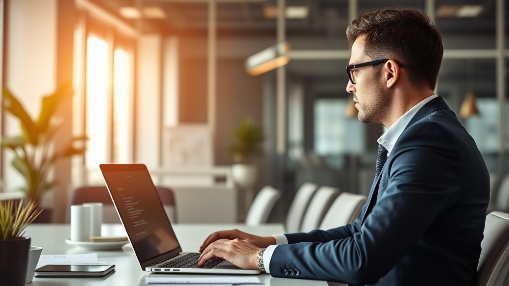 Lead nurturing B2B : scénario de suivi commercial sur écran d'ordinateur