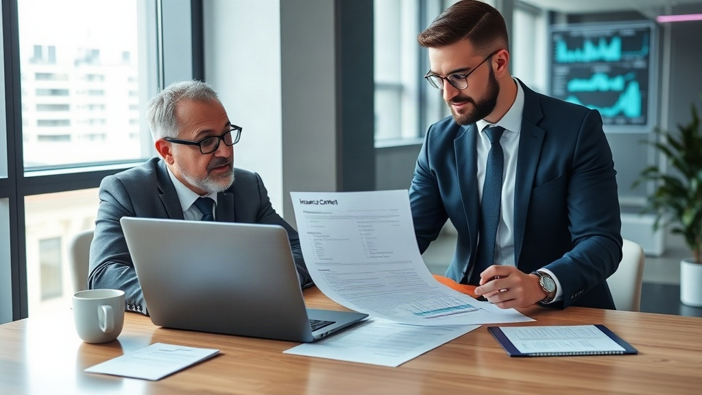 Cyberassurance PME : dirigeant examinant un contrat d'assurance cyber
