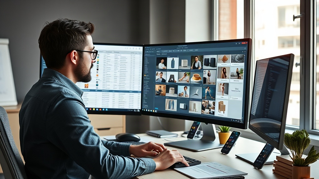 SEO e-commerce : organisation d'un catalogue produit sur un poste de travail