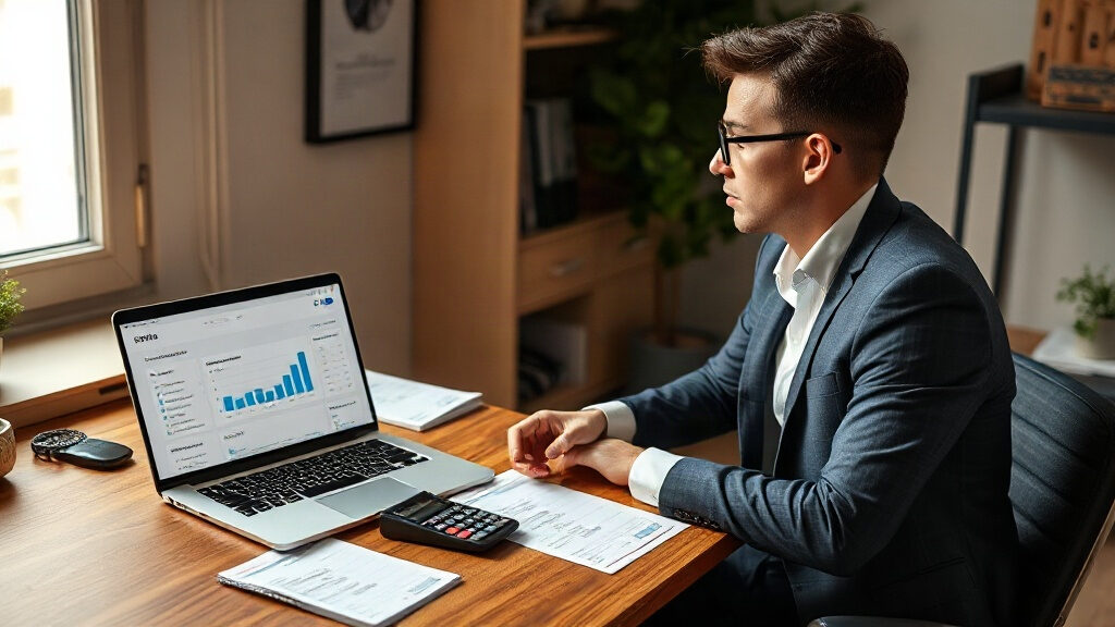 Logiciel de paie en PME : responsable RH consultant un tableau de bord de paie