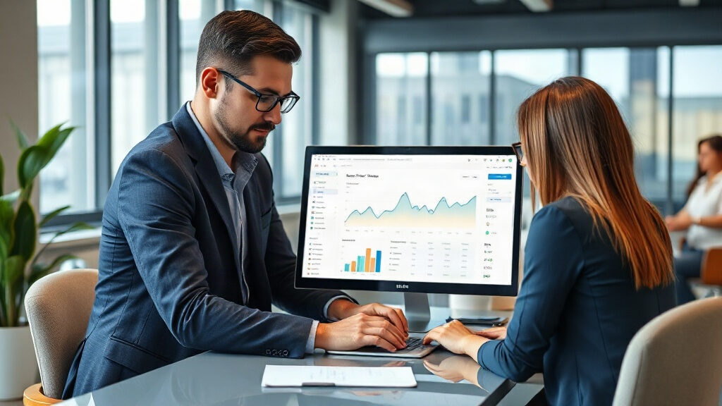Référencement ChatGPT pour une PME : équipe qui analyse la visibilité de son site dans les moteurs IA