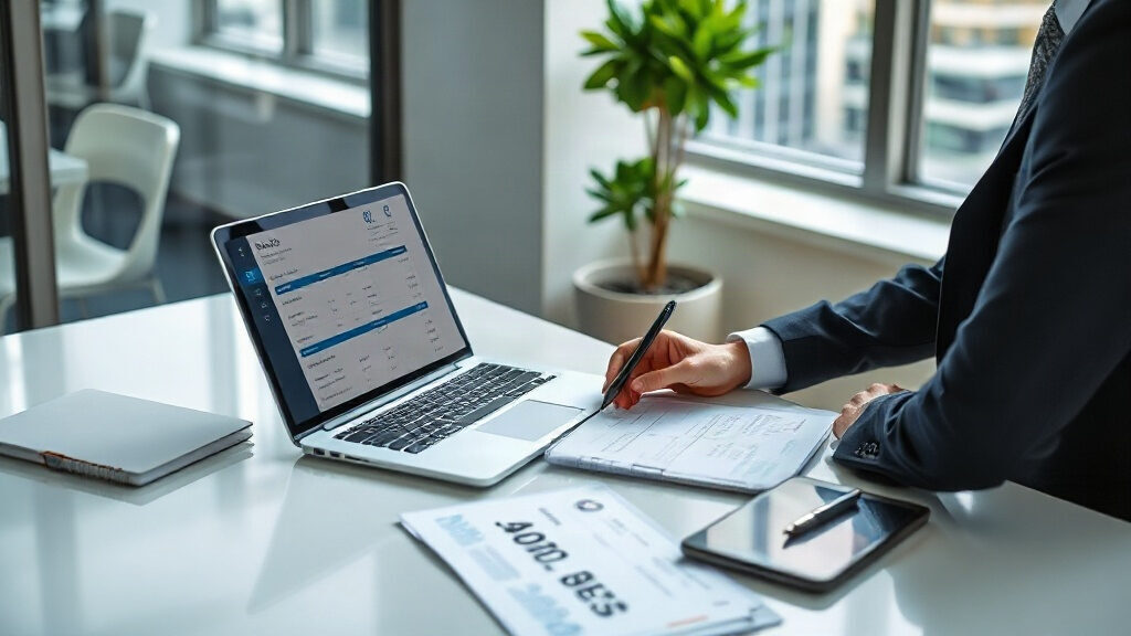 logiciel de devis utilisé par un commercial en entreprise