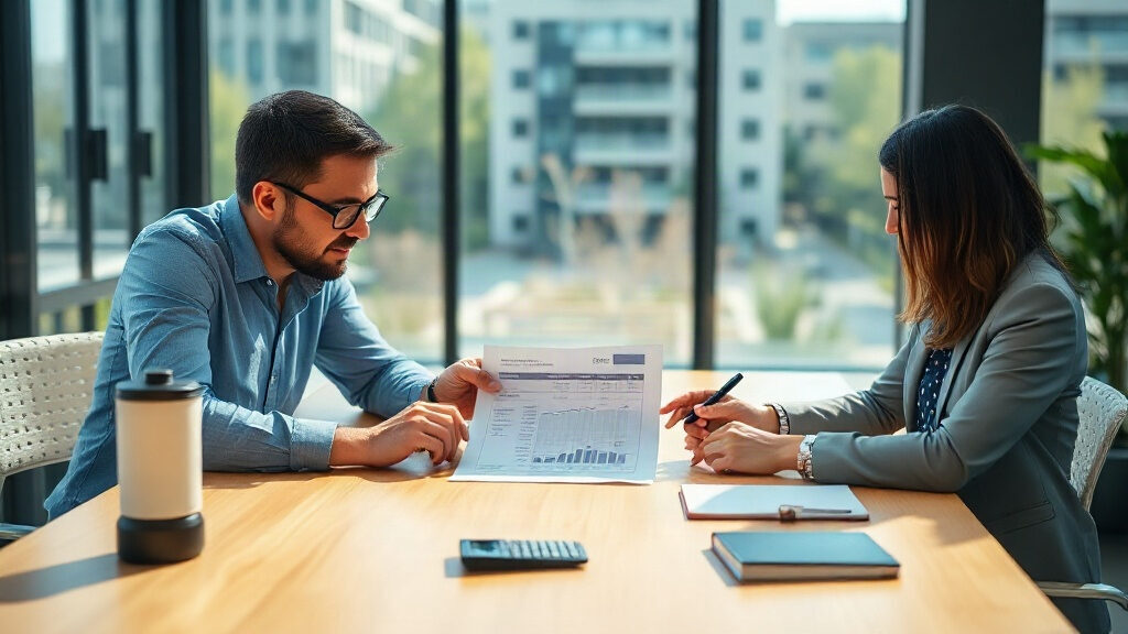 GEO référencement : combien ça coûte vraiment pour une PME, dirigeante et consultant examinant un devis